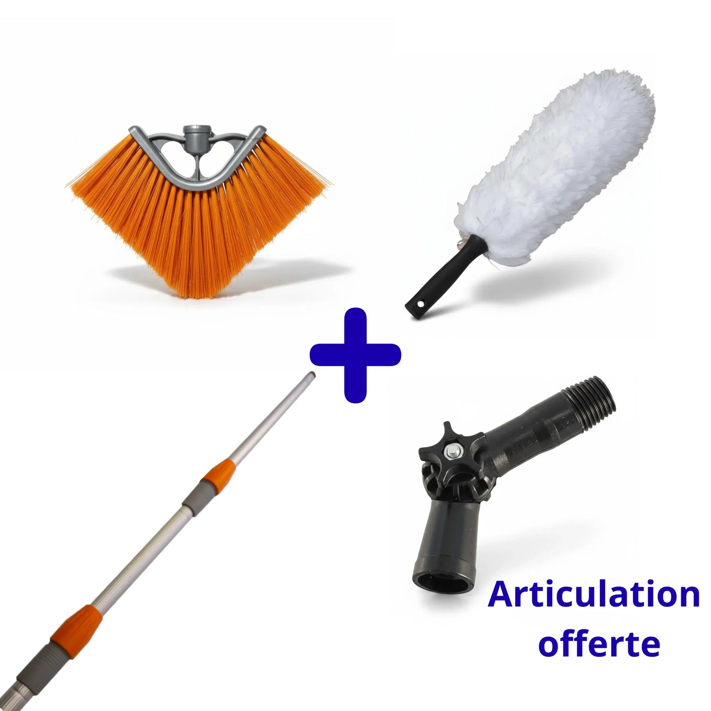 Kit tête de loup télescopique toiles d'araignées