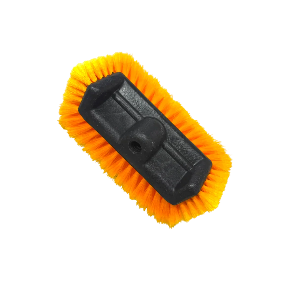 brosse microfibre orange pour perche télescopique