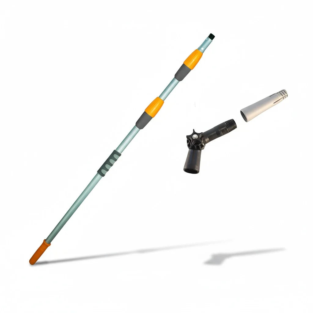 perche télescopique gardenland avec adaptateur orientable