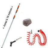 KIT PERCHE TÉLESCOPIQUE + TUYAU + 1 ACCESSOIRE