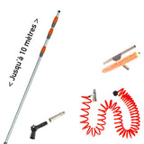 KIT PERCHE TÉLESCOPIQUE + TUYAU + 1 ACCESSOIRE